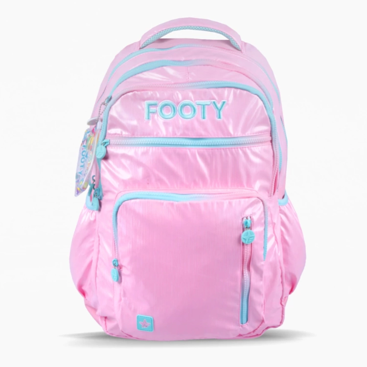Mochila Escolar Footy 2026 Colorland Rosa 18" Art.F26313